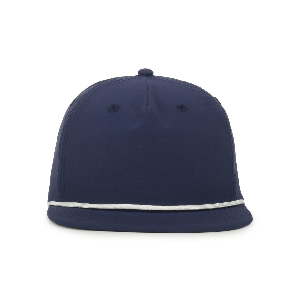 OC Sports OC556 5-Panel High Crown Cord Cap - Navy White Cord