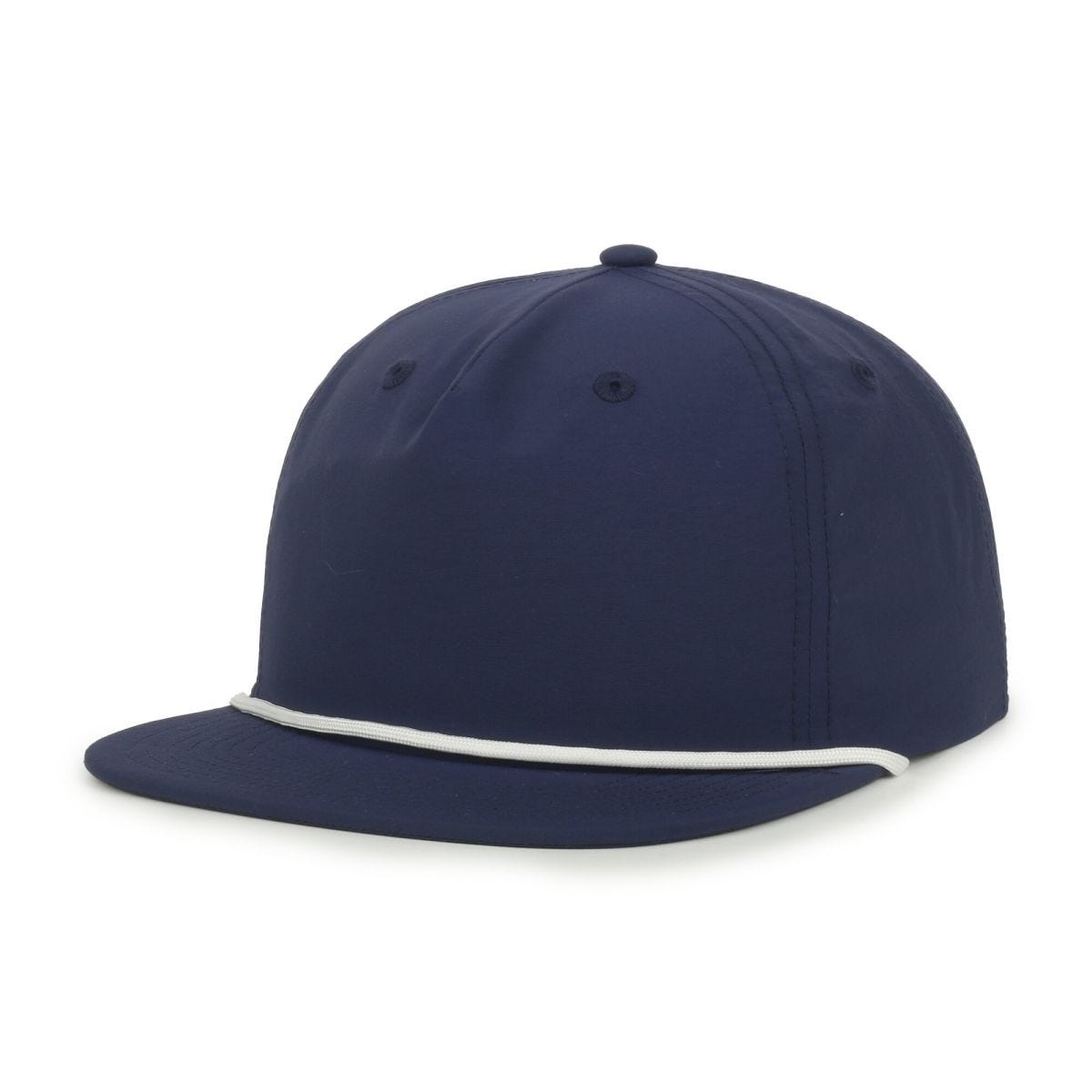 OC Sports OC556 5-Panel High Crown Cord Cap - Navy White Cord