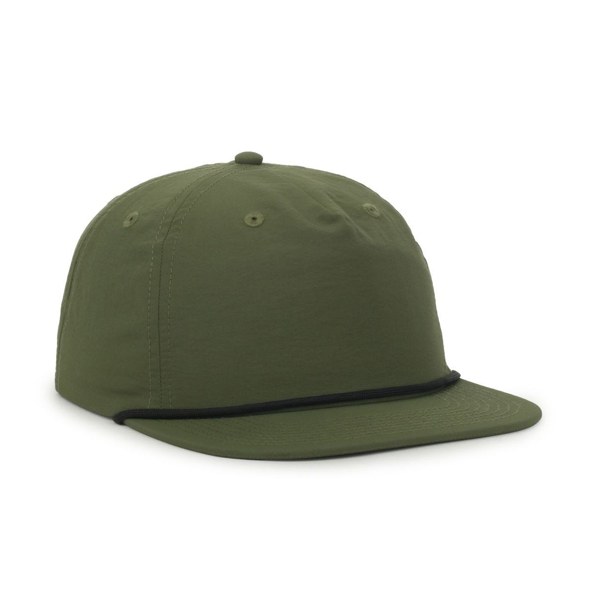 OC Sports OC556 5-Panel High Crown Cord Cap - Olive Black Cord