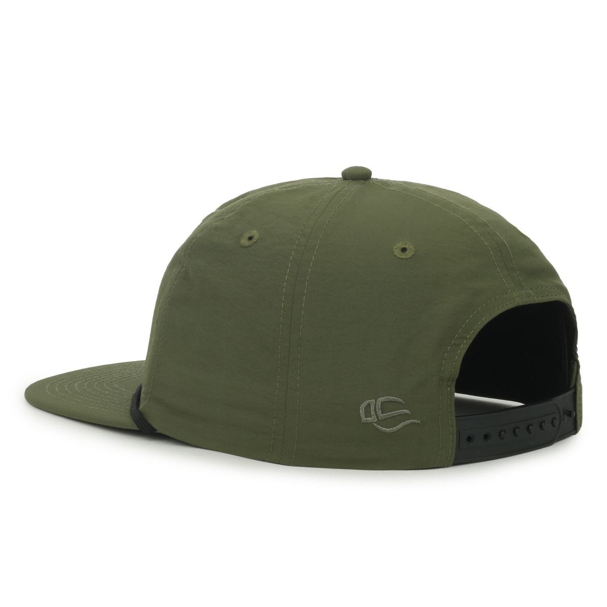 OC Sports OC556 5-Panel High Crown Cord Cap - Olive Black Cord