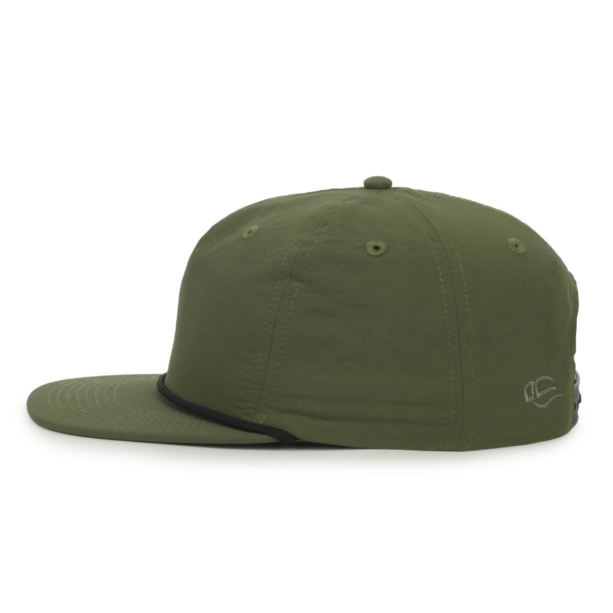 OC Sports OC556 5-Panel High Crown Cord Cap - Olive Black Cord