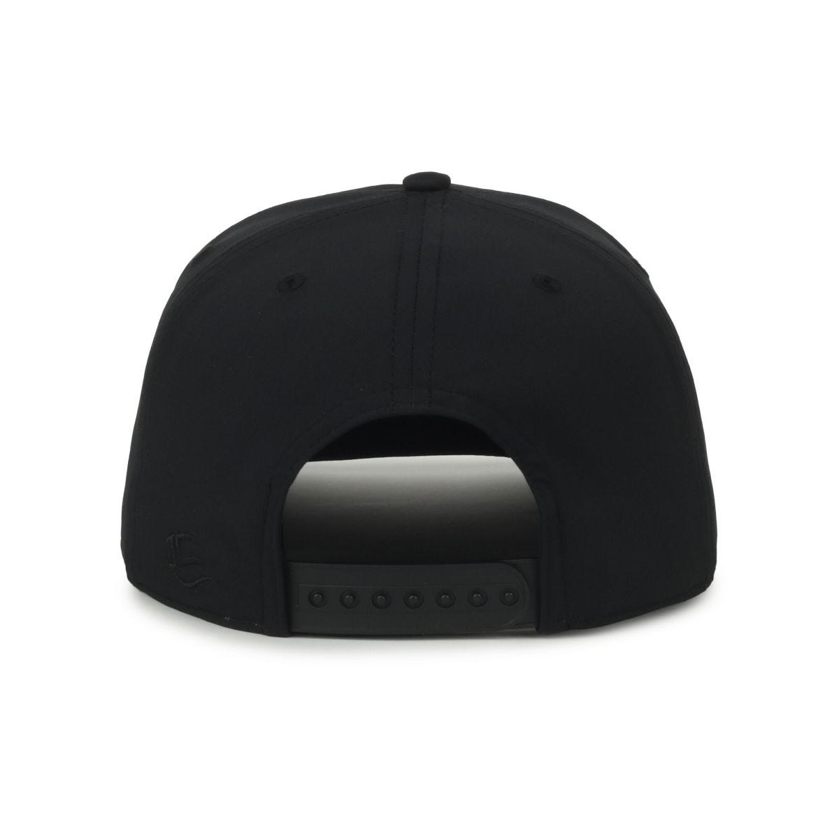 OC Sports OC558 Recycled Solid Back Cord Cap - Black White Cord