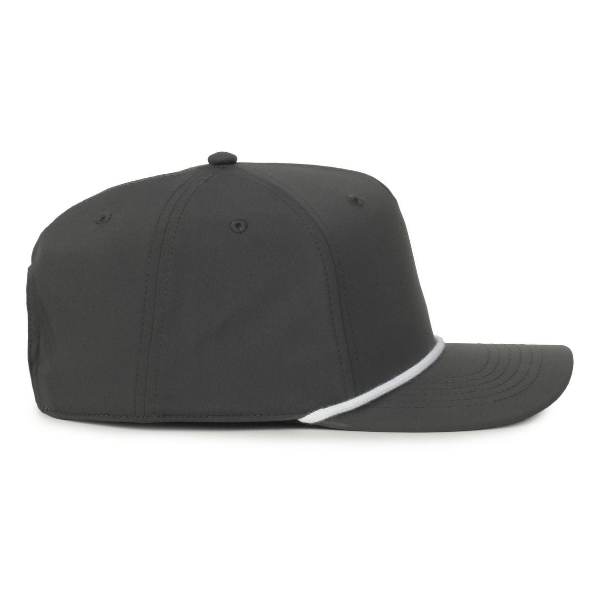 OC Sports OC558 Recycled Solid Back Cord Cap - Graphite White Cord