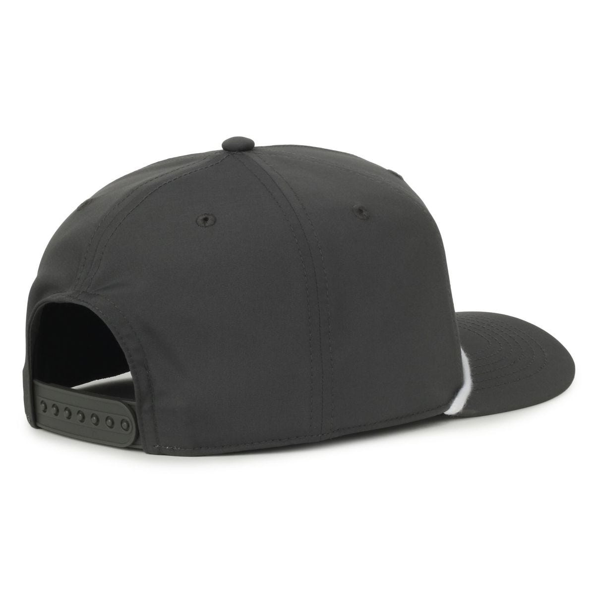 OC Sports OC558 Recycled Solid Back Cord Cap - Graphite White Cord