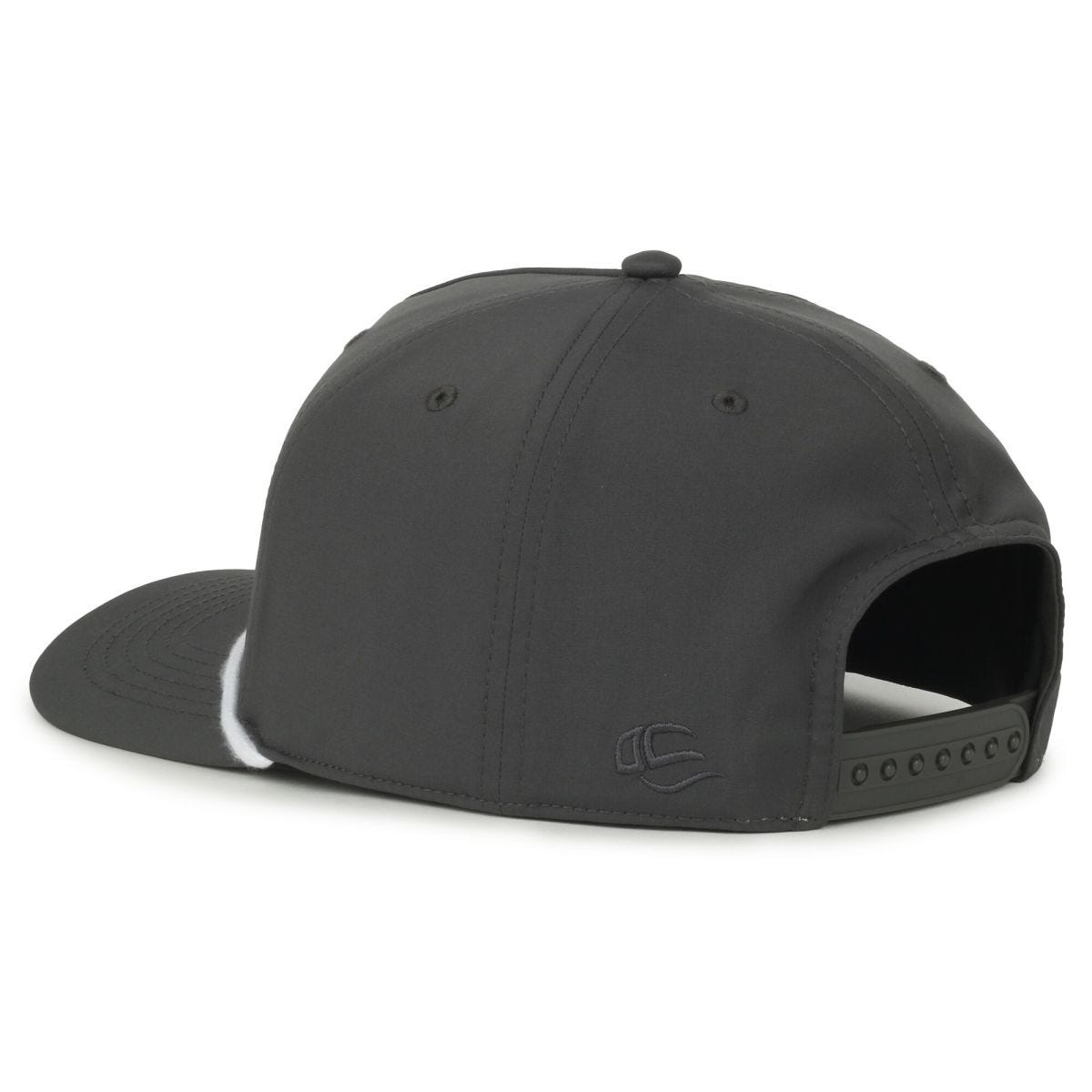 OC Sports OC558 Recycled Solid Back Cord Cap - Graphite White Cord