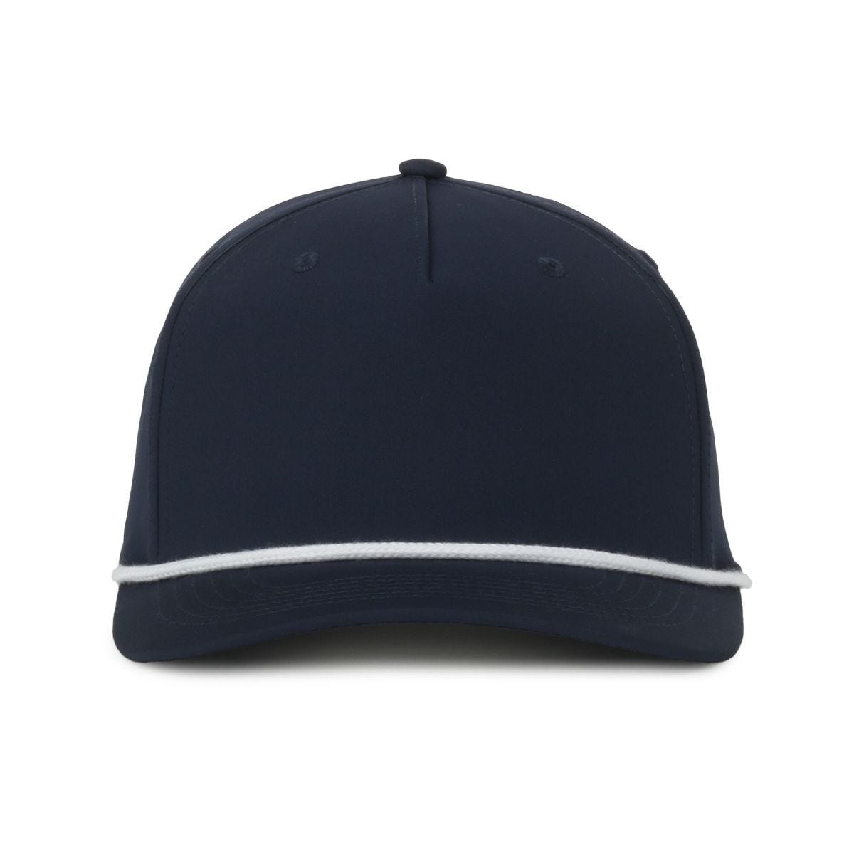 OC Sports OC558 Recycled Solid Back Cord Cap - Navy White Cord