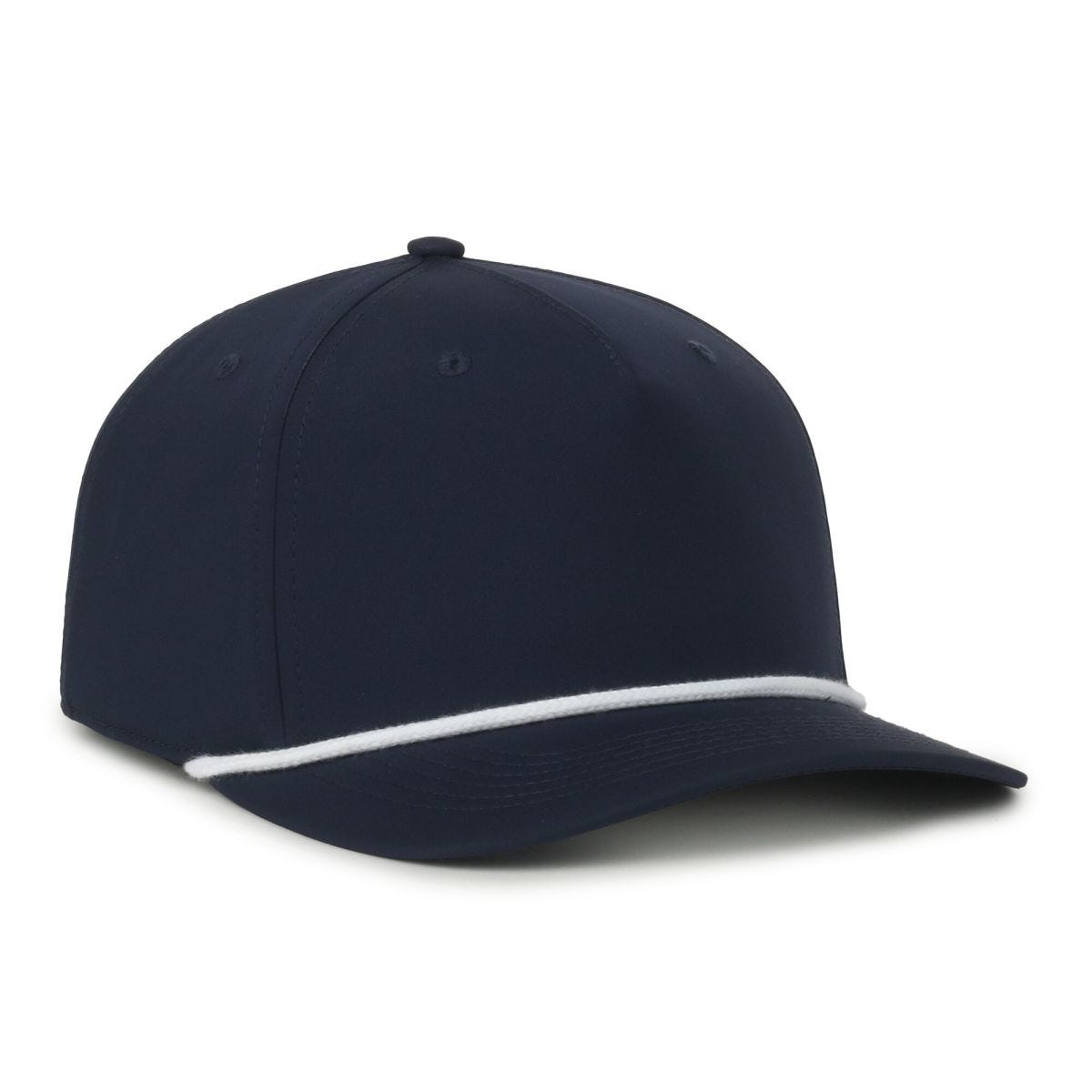 OC Sports OC558 Recycled Solid Back Cord Cap - Navy White Cord