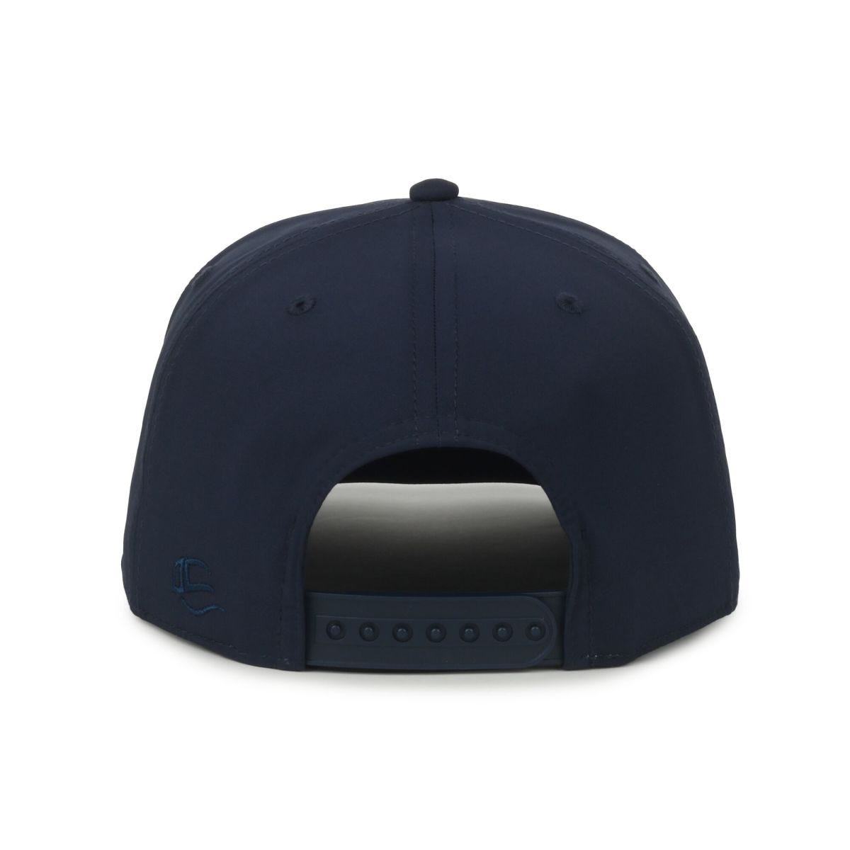 OC Sports OC558 Recycled Solid Back Cord Cap - Navy White Cord