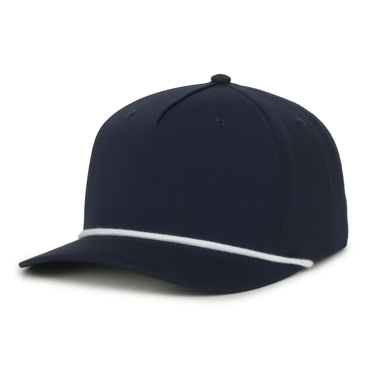 OC Sports OC558 Recycled Solid Back Cord Cap - Navy White Cord