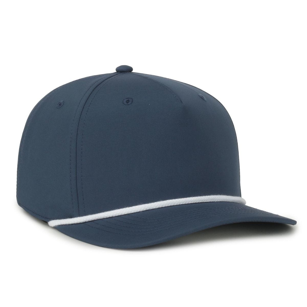 OC Sports OC558 Recycled Solid Back Cord Cap - Slate White Cord