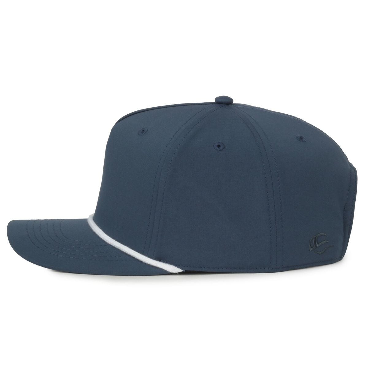 OC Sports OC558 Recycled Solid Back Cord Cap - Slate White Cord