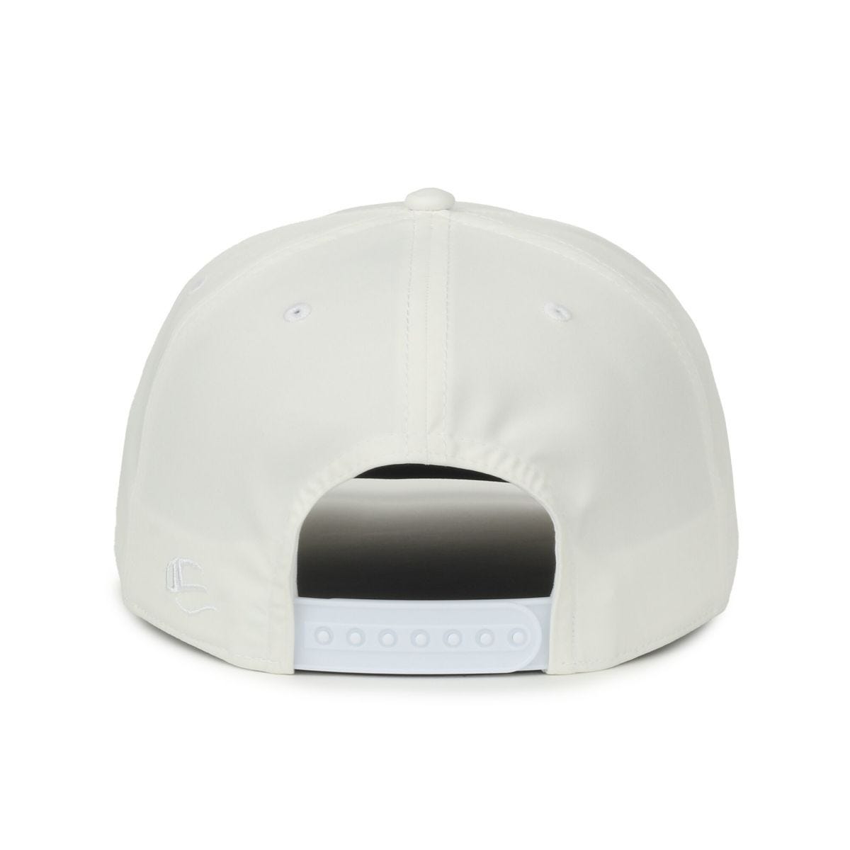 OC Sports OC558 Recycled Solid Back Cord Cap - White Black Cord