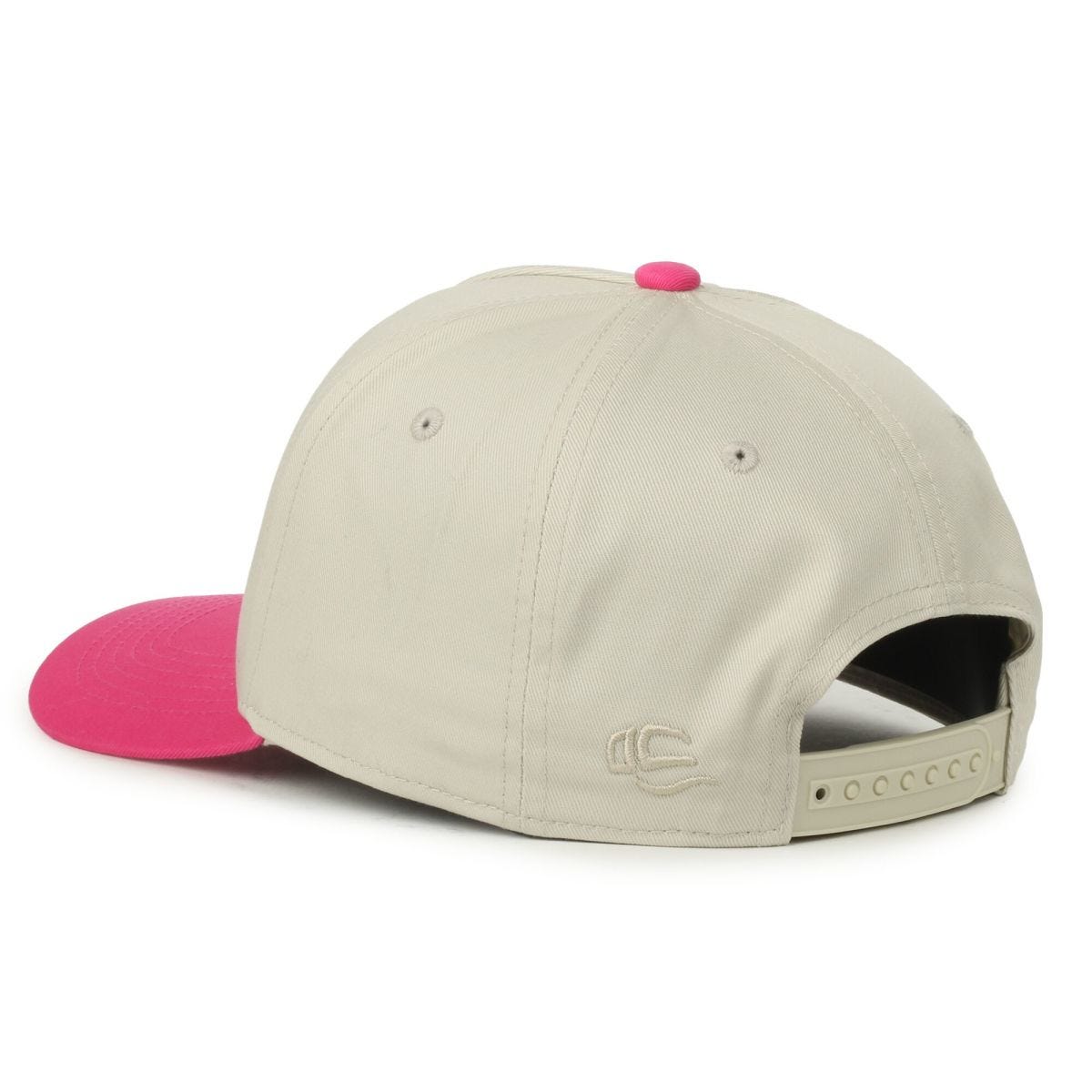 OC Sports OC560 Two-Tone 5-Panel Cap - Ivory Fuschia