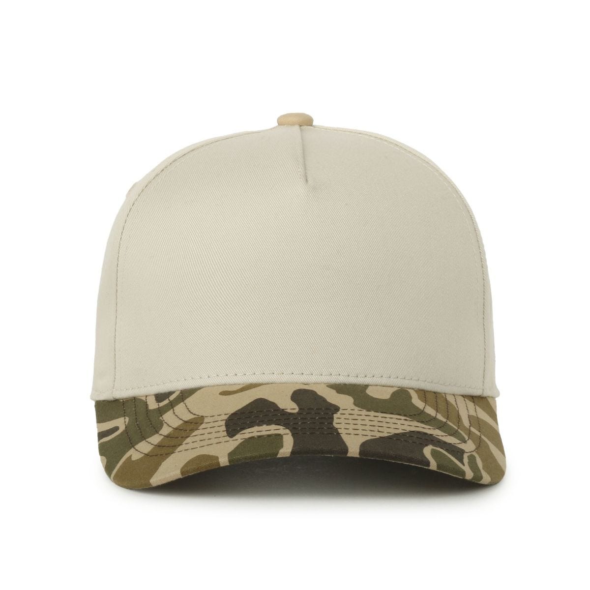 OC Sports OC560 Two-Tone 5-Panel Cap - Ivory Marsh