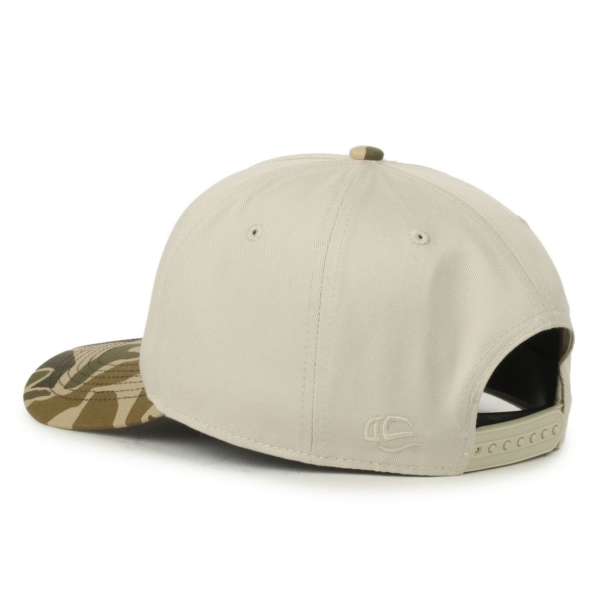 OC Sports OC560 Two-Tone 5-Panel Cap - Ivory Marsh