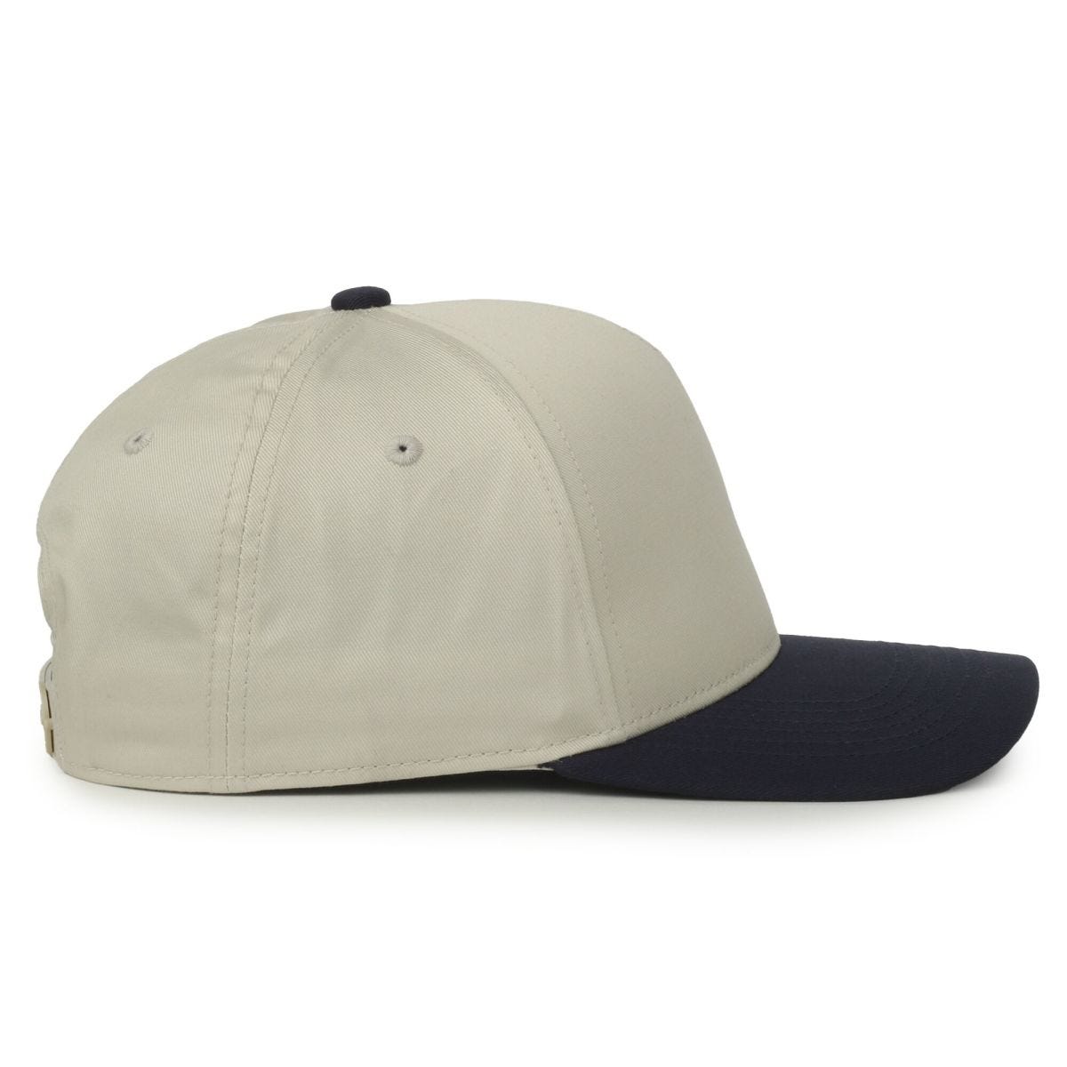 OC Sports OC560 Two-Tone 5-Panel Cap - Ivory Navy