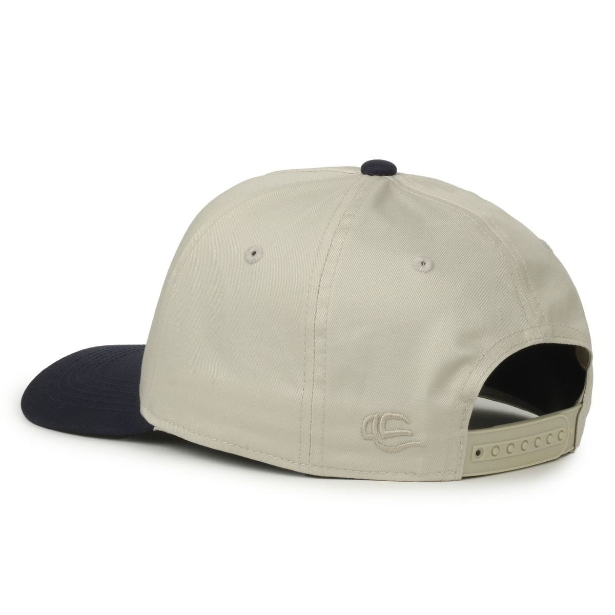 OC Sports OC560 Two-Tone 5-Panel Cap - Ivory Navy