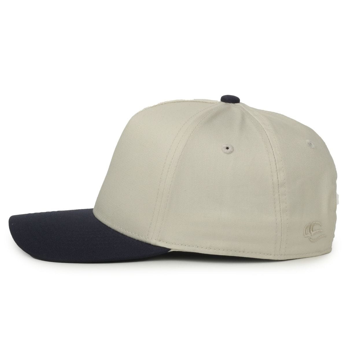 OC Sports OC560 Two-Tone 5-Panel Cap - Ivory Navy