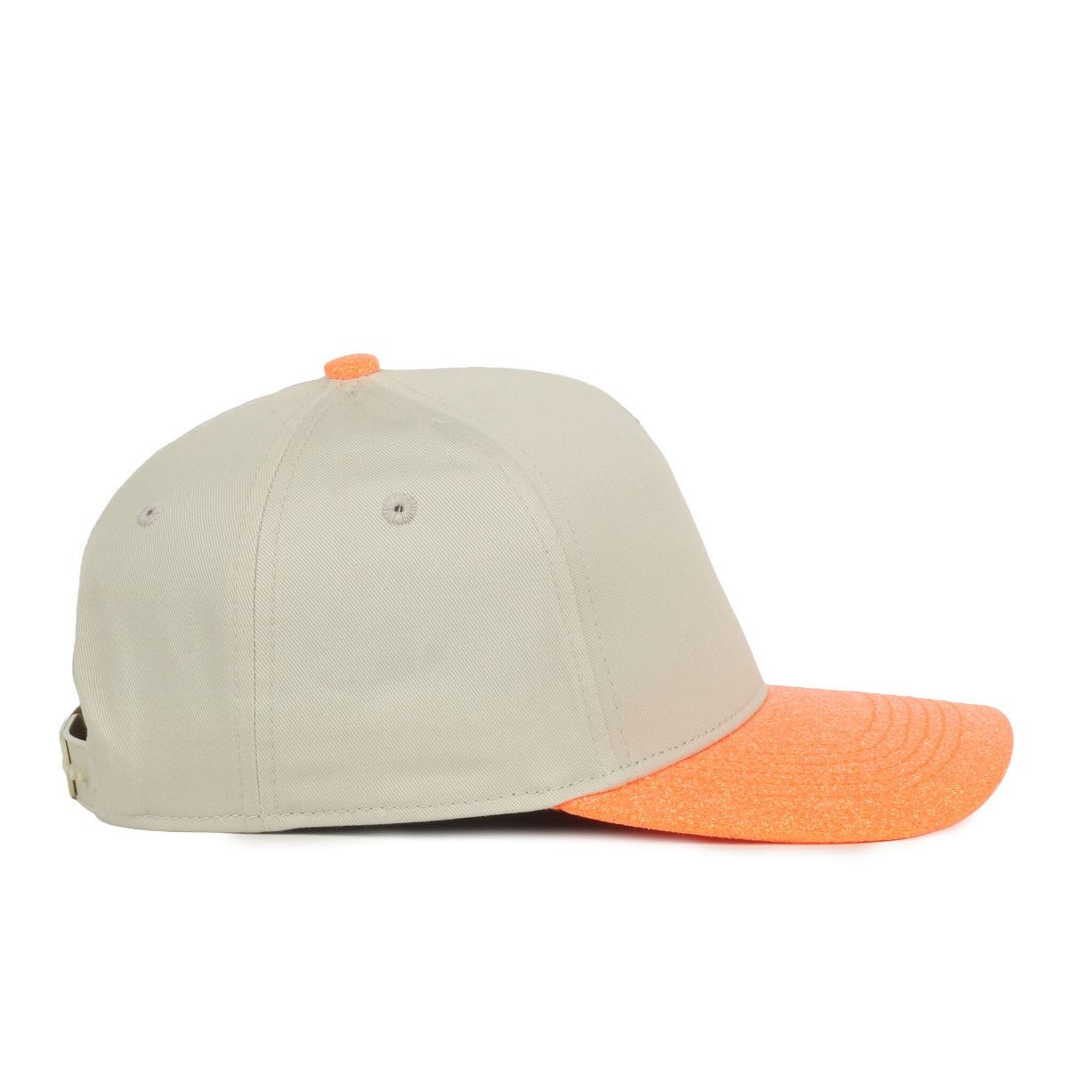 OC Sports OC560GLTR Two-Tone 5-Panel Glitter Cap - Ivory Sherbet
