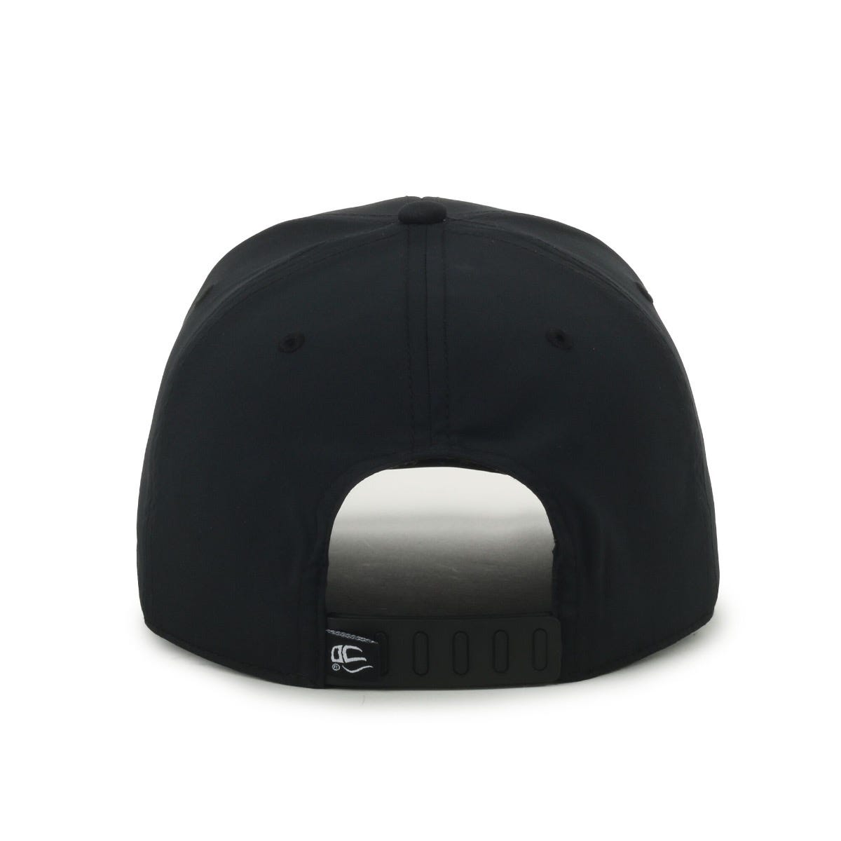OC Sports OC605PF Modern Performance Solid Back Cap - Black