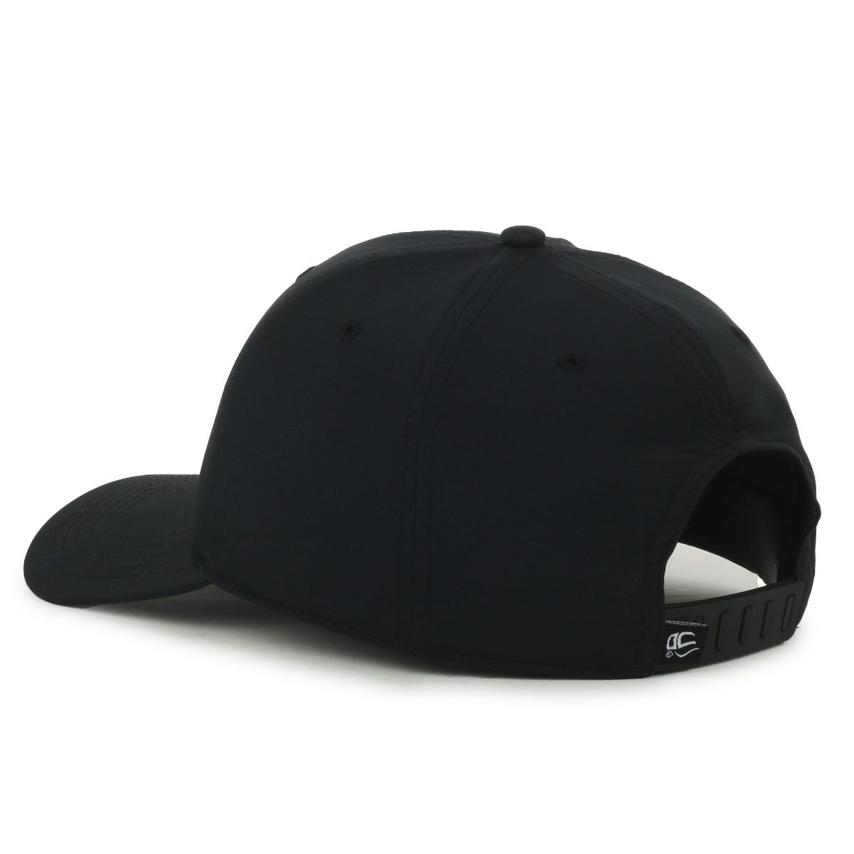 OC Sports OC605PF Modern Performance Solid Back Cap - Black