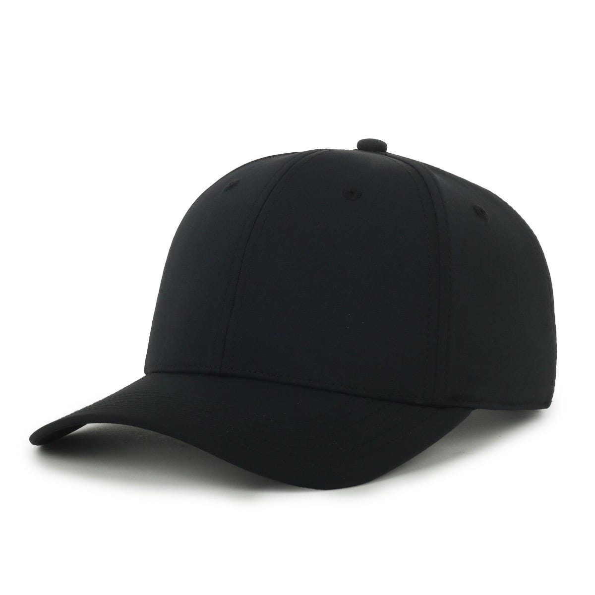 OC Sports OC605PF Modern Performance Solid Back Cap - Black