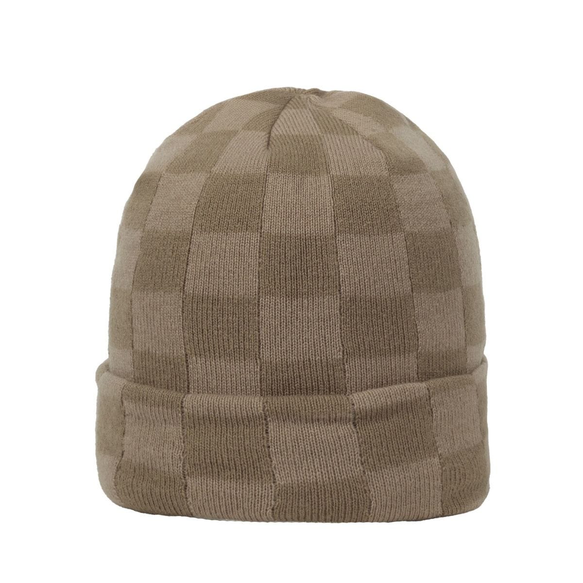 OC Sports OC810 Acrylic Cuffed Knit Beanie - Khaki