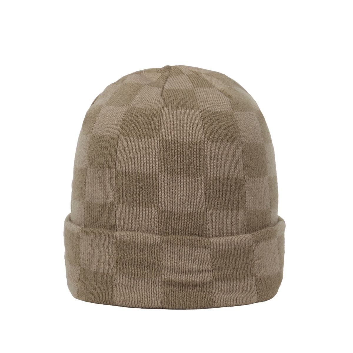 OC Sports OC810 Acrylic Cuffed Knit Beanie - Khaki