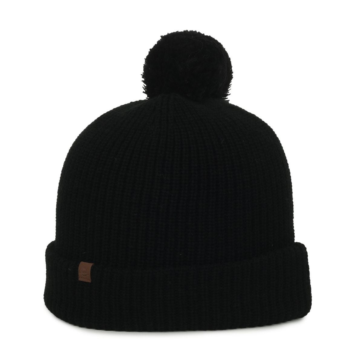 OC Sports OC811 Acrylic Cuffed Pom Beanie - Black