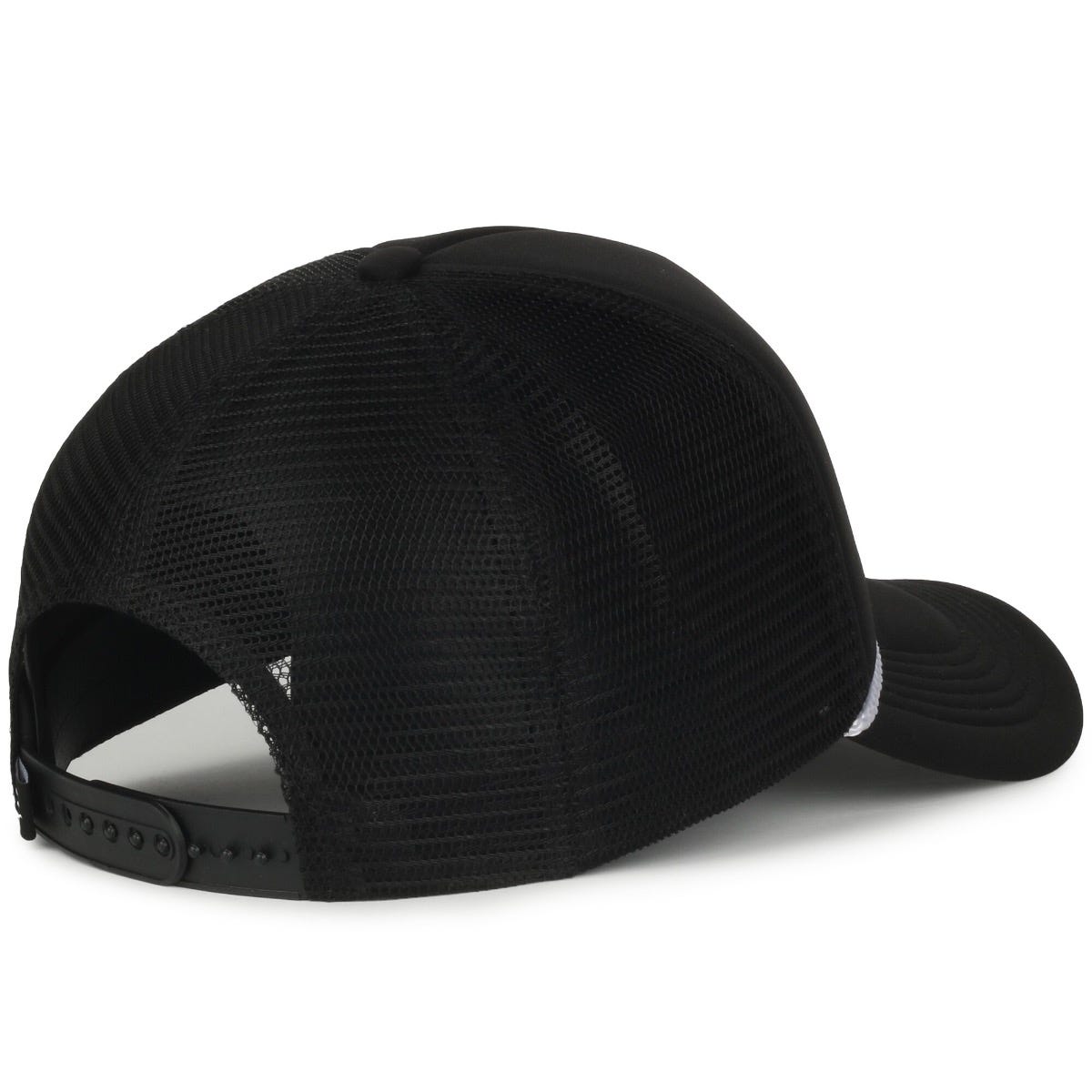 OC Sports OCFOAM 5 Panel Foam Mesh Trucker with Cord Cap - Black White Cord