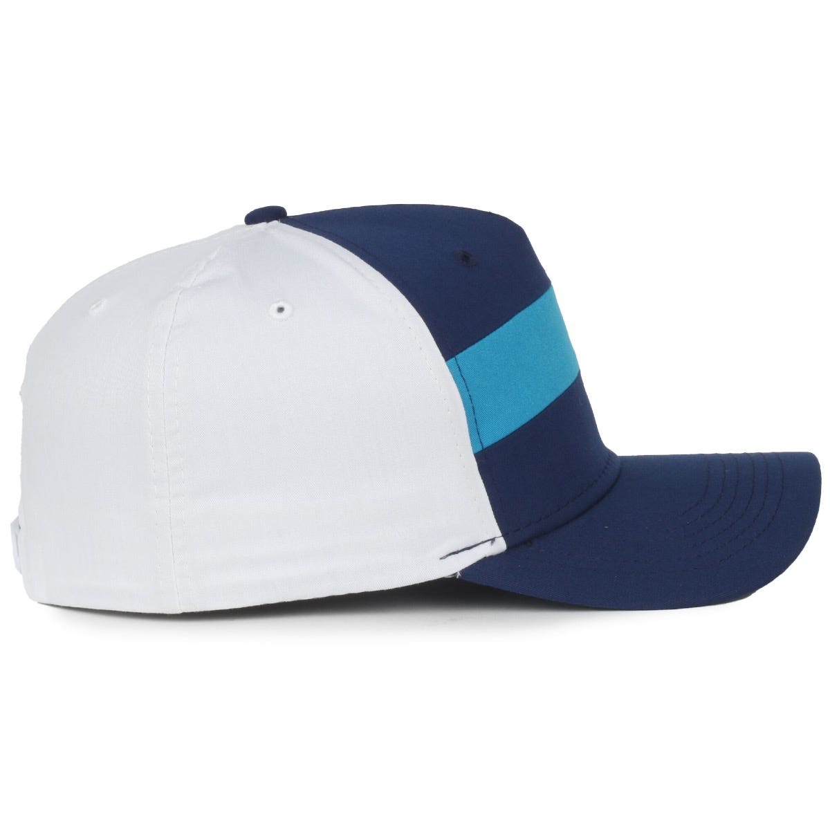 Legendary Headwear PHOENIX 7-Panel Structured Snapback Cap - Navy/Bright Blue/White