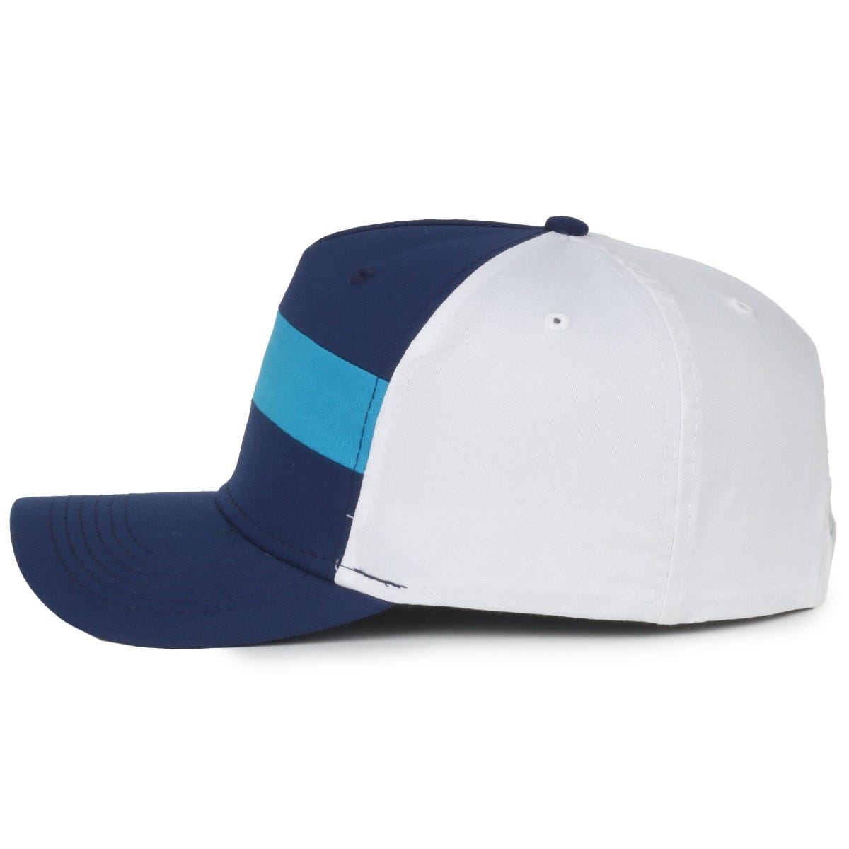 Legendary Headwear PHOENIX 7-Panel Structured Snapback Cap - Navy/Bright Blue/White