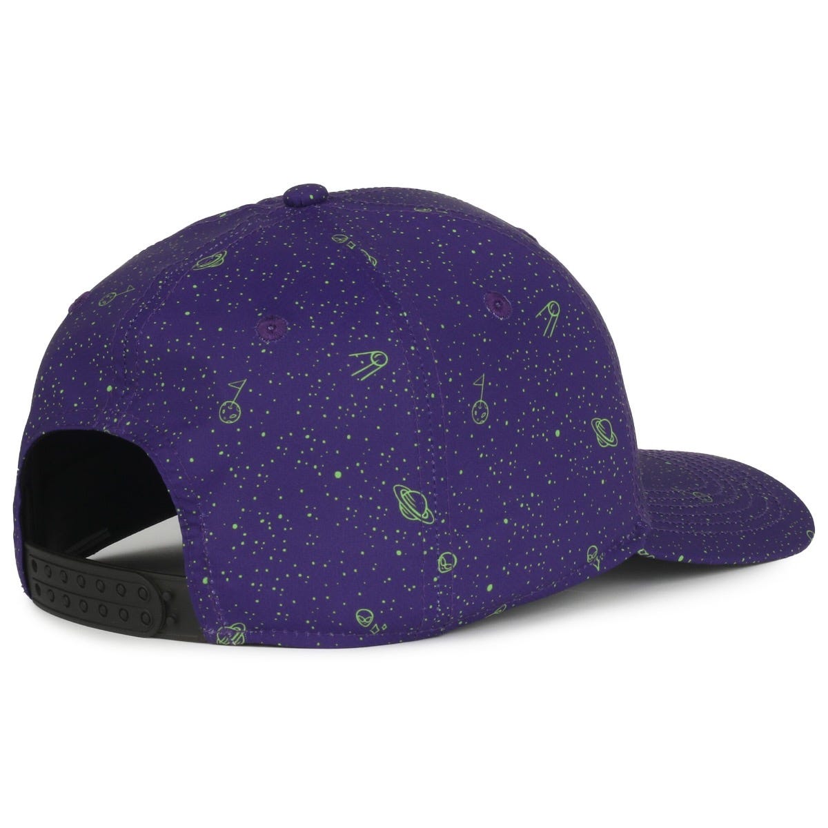 Legendary Headwear QUIVER Sublimated Print Structured Snapback Cap - Galactic Purple
