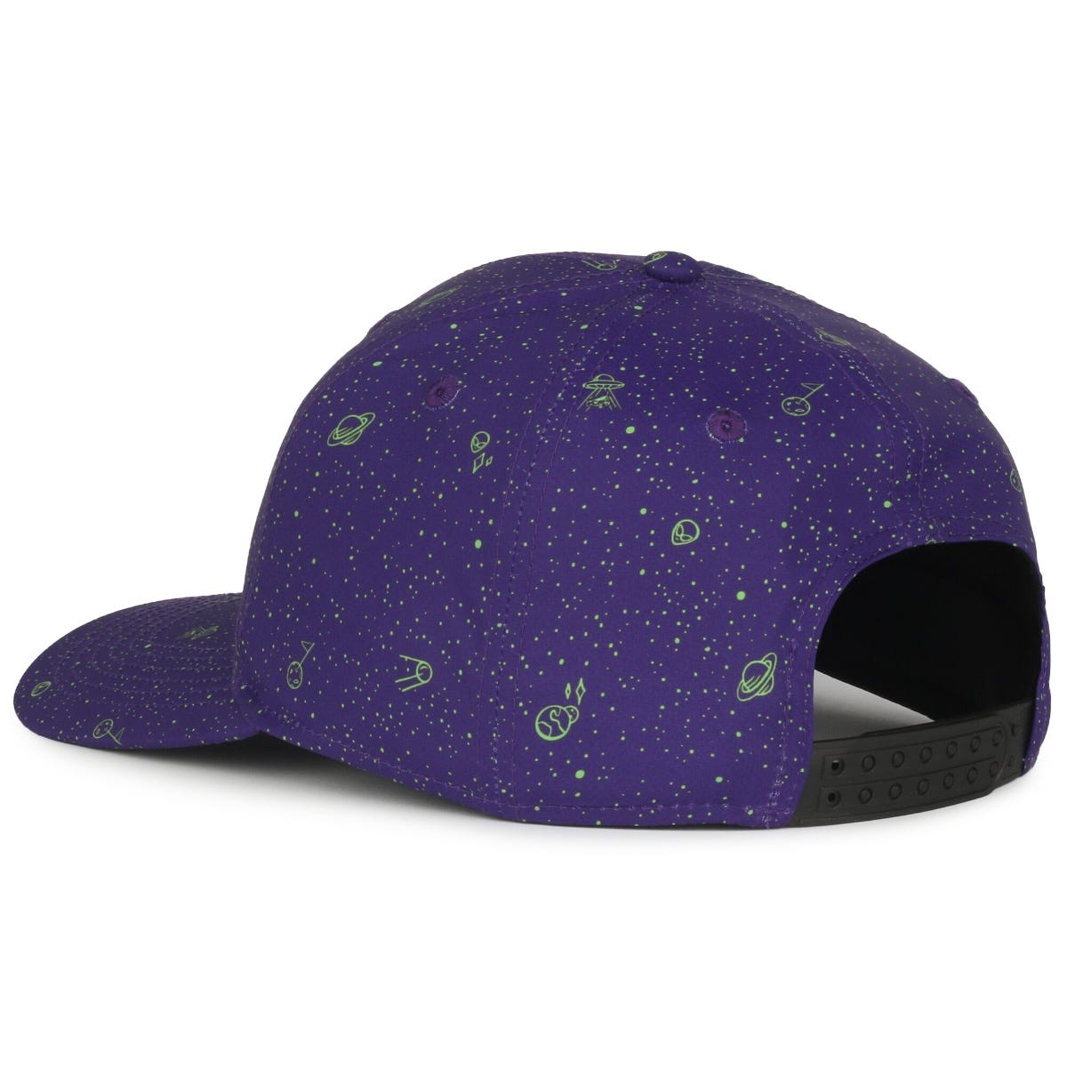 Legendary Headwear QUIVER Sublimated Print Structured Snapback Cap - Galactic Purple