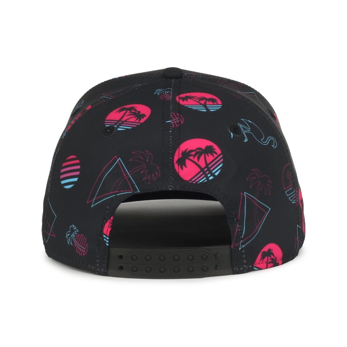 Legendary Headwear QUIVER Sublimated Print Structured Snapback Cap - Miami Black
