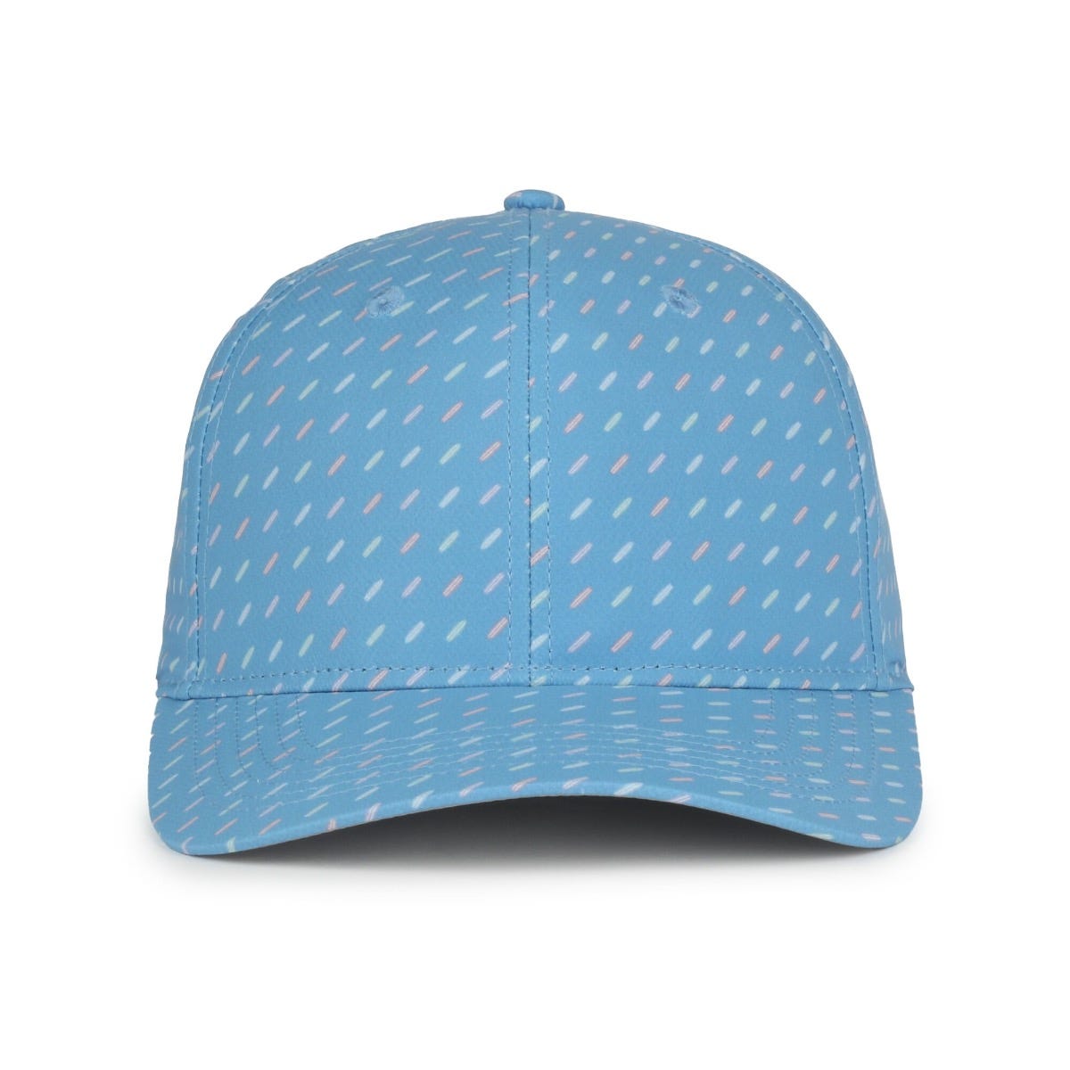 Legendary Headwear QUIVER Sublimated Print Structured Snapback Cap - Surfboard Light Blue