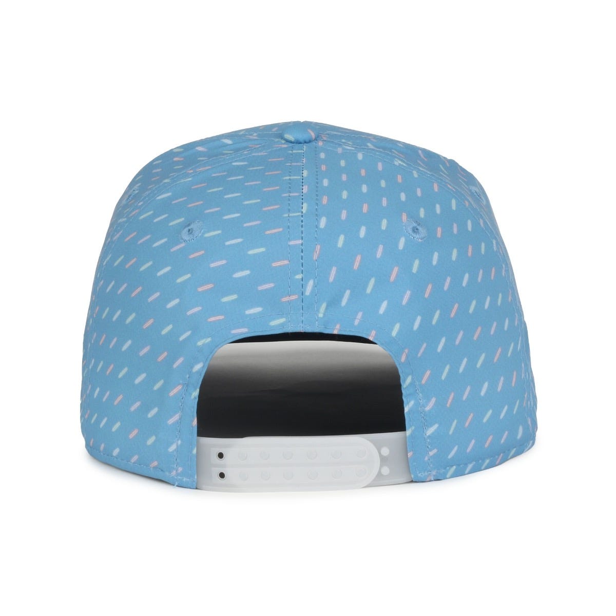 Legendary Headwear QUIVER Sublimated Print Structured Snapback Cap - Surfboard Light Blue