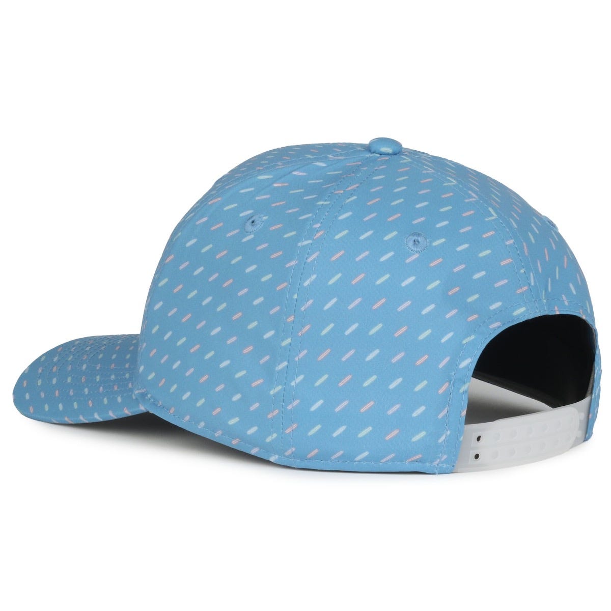 Legendary Headwear QUIVER Sublimated Print Structured Snapback Cap - Surfboard Light Blue