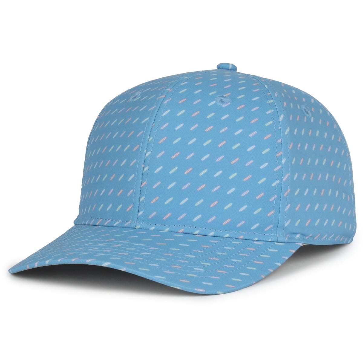 Legendary Headwear QUIVER Sublimated Print Structured Snapback Cap - Surfboard Light Blue