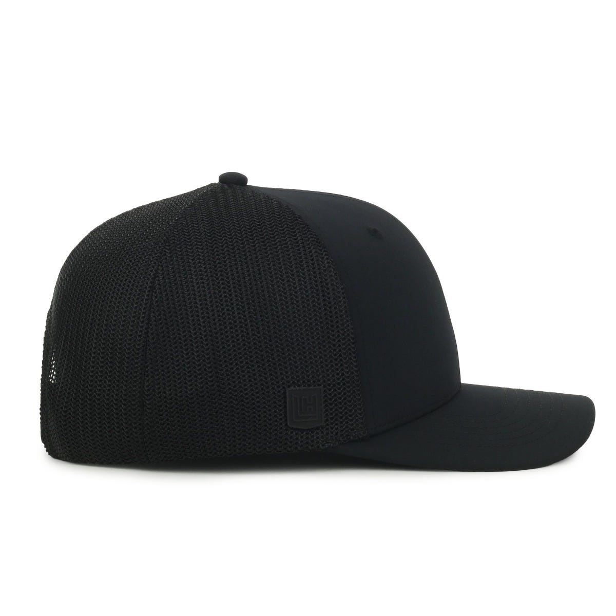 Legendary Headwear SIXER Retro Stretch Mesh Back Trucker Cap - Black