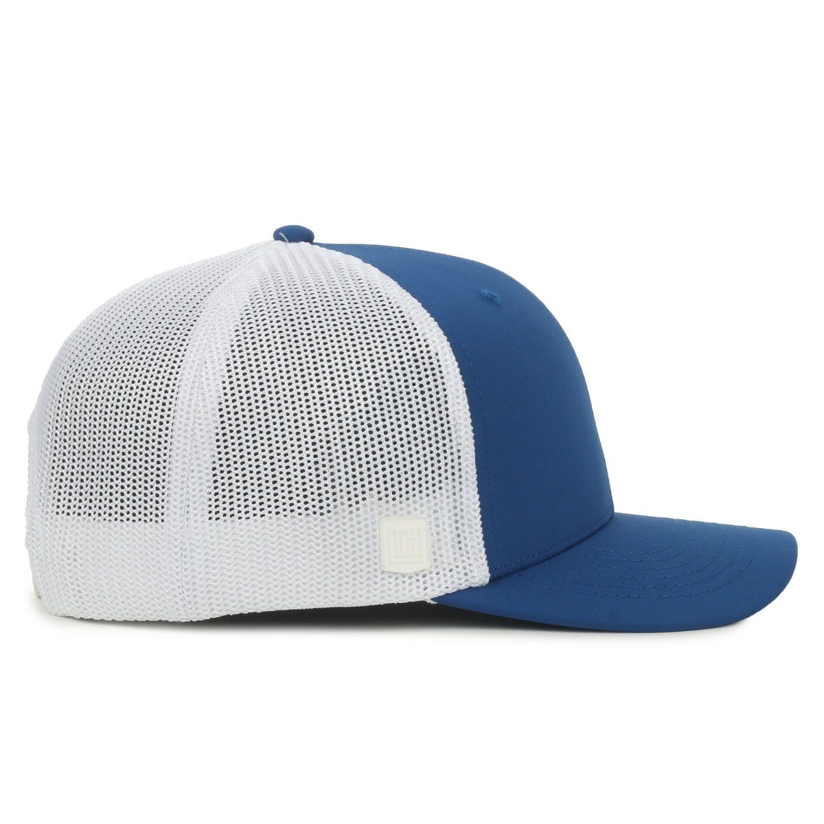 Legendary Headwear SIXER Retro Stretch Mesh Back Trucker Cap - Royal/White