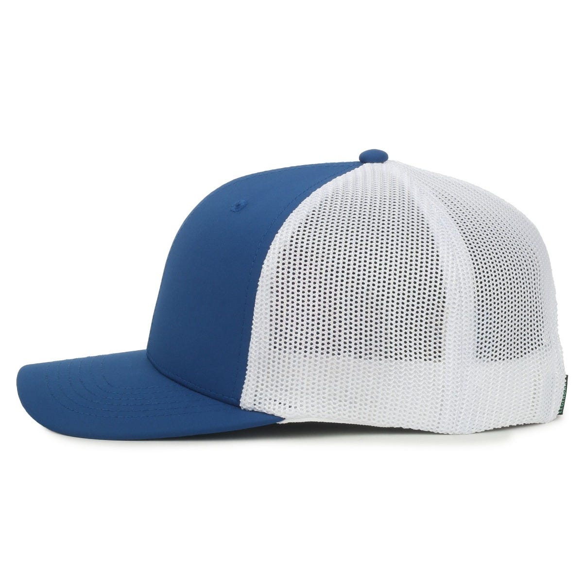 Legendary Headwear SIXER Retro Stretch Mesh Back Trucker Cap - Royal/White