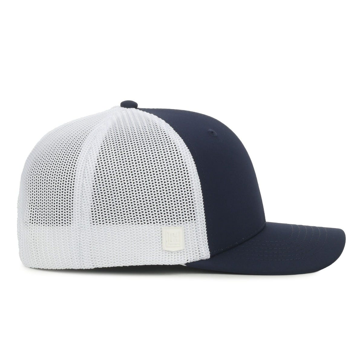 Legendary Headwear SIXER Retro Stretch Mesh Back Trucker Cap - Navy/White