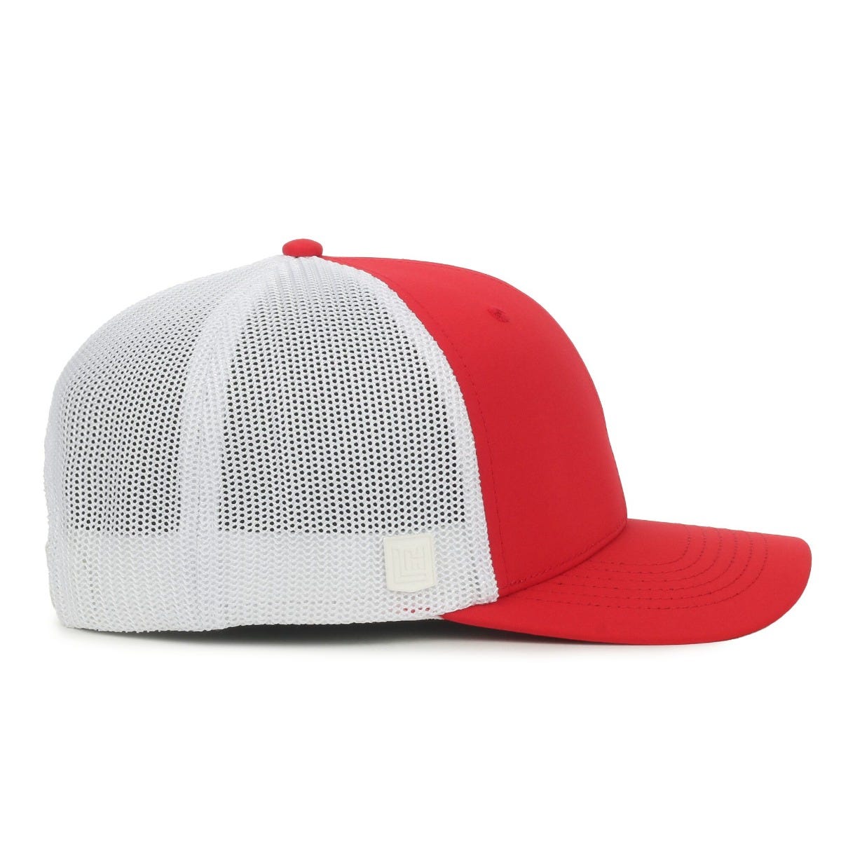 Legendary Headwear SIXER Retro Stretch Mesh Back Trucker Cap - Red/White