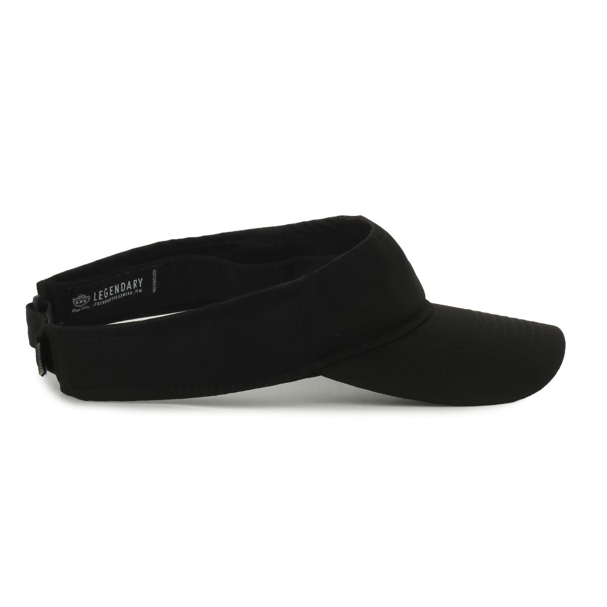 Legendary Headwear SPORT-V Performance Visor - Black