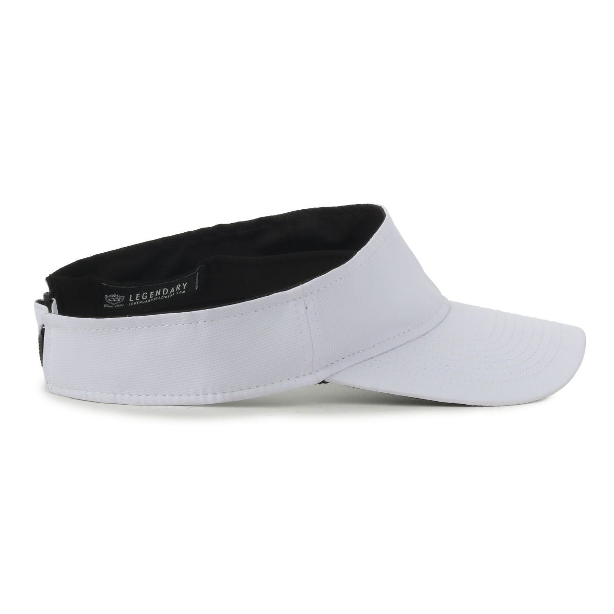 Legendary Headwear SPORT-V Performance Visor - White