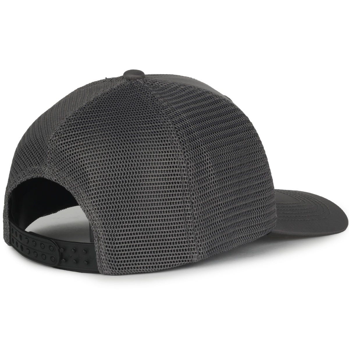 Legendary Headwear UPPERS Greenline Recycled Mesh Back Trucker Cap - Charcoal/Charcoal