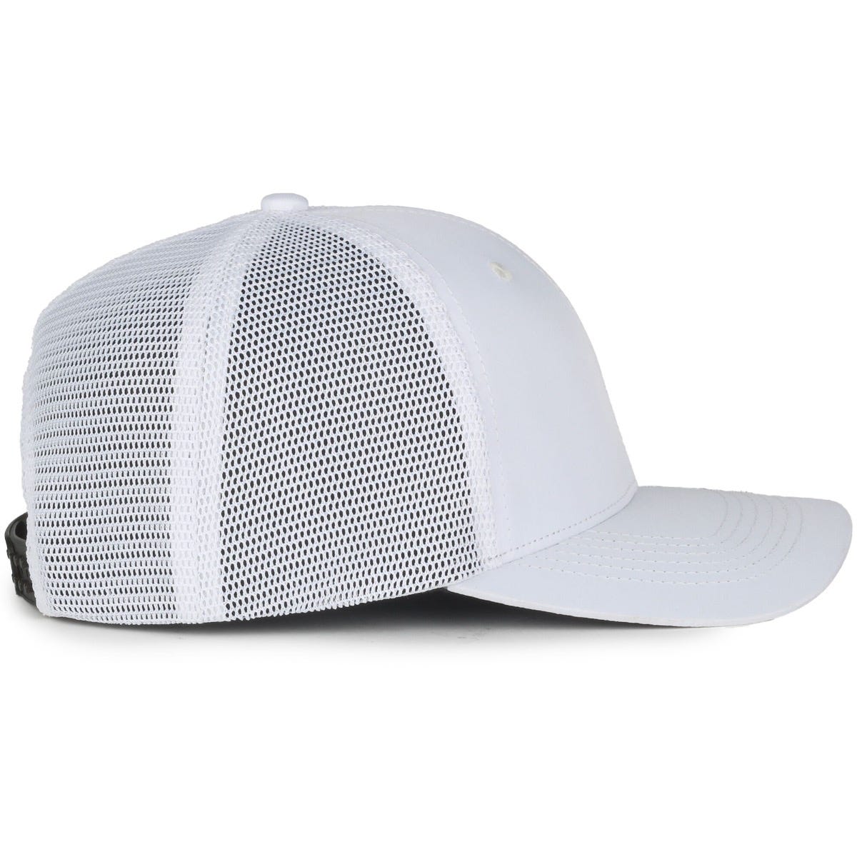 Legendary Headwear UPPERS Greenline Recycled Mesh Back Trucker Cap - White/White