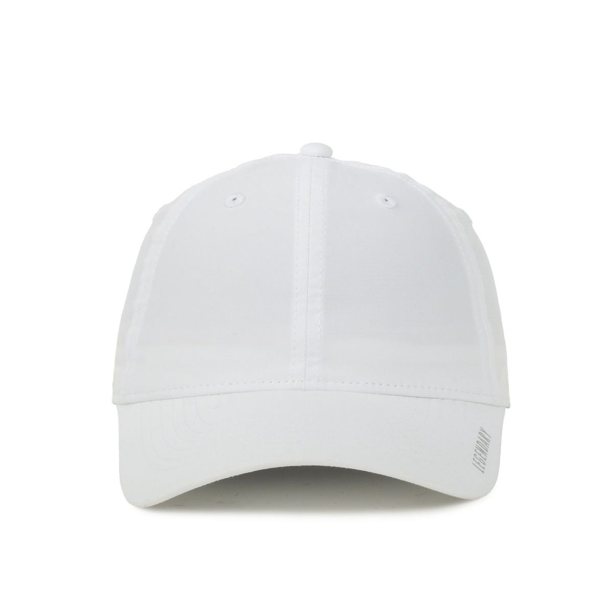 Legendary Headwear VELO SMALL Small Fit Unstructured Performance Cap - White
