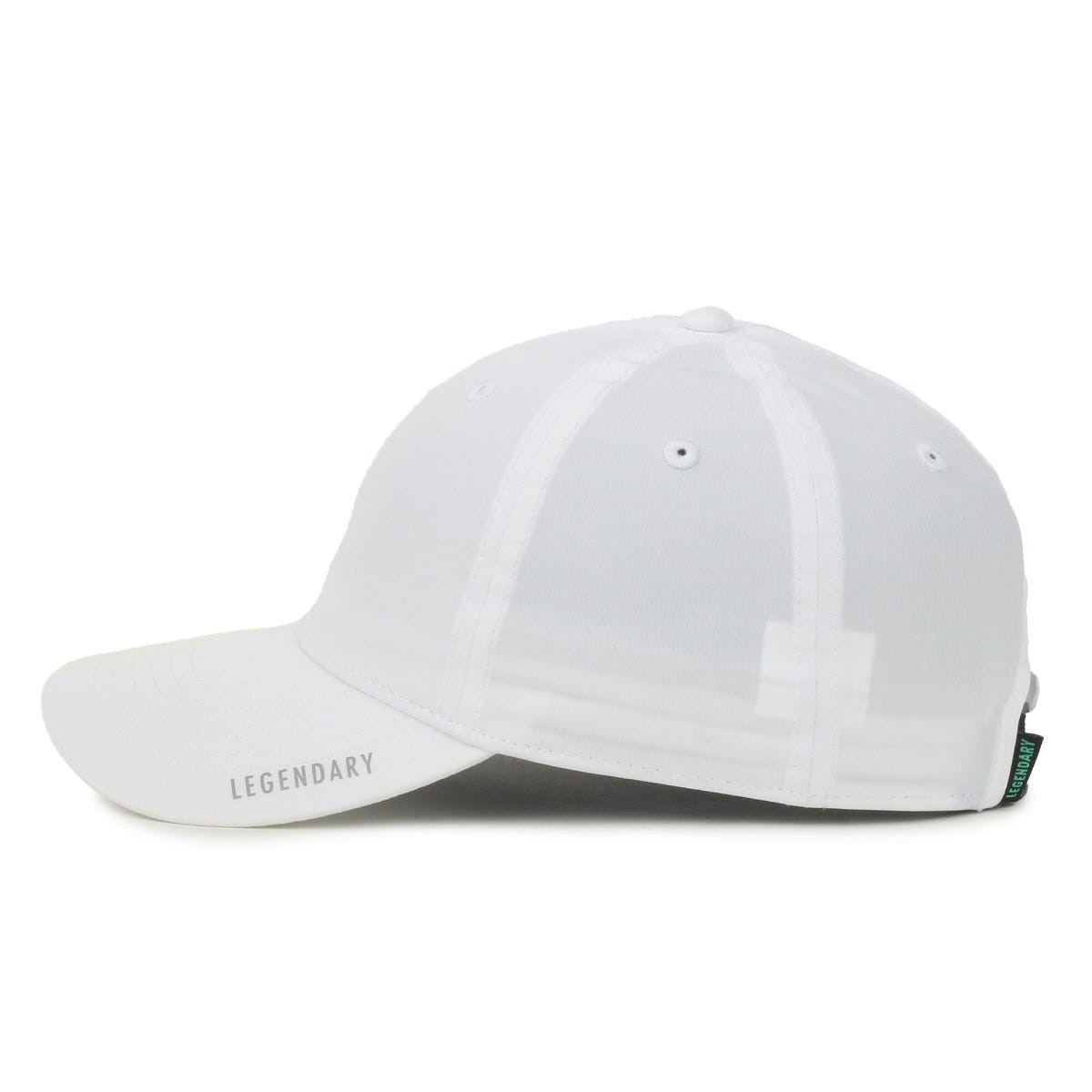 Legendary Headwear VELO SMALL Small Fit Unstructured Performance Cap - White